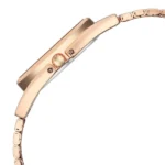 Fastrack UFO Quartz Analog Green Mother Of Pearl Dial Rose Gold Colour Stainless Steel Strap Watch For Girls - Image 2