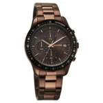 Sonata Chronos Quartz Analog with Date Brown Dial Brown Colour Stainless Steel Strap Watch For Men
