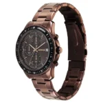 Sonata Chronos Quartz Analog with Date Brown Dial Brown Colour Stainless Steel Strap Watch For Men - Image 2