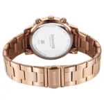 Sonata Chronos Quartz Analog with Date Brown Dial Rose Gold Colour Stainless Steel Strap Watch For Men - Image 4