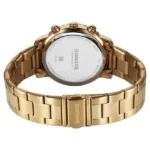 Sonata Chronos Quartz Analog with Date Green Dial Golden Colour Stainless Steel Strap Watch For Men - Image 4