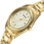 Sonata Festive Quartz Analog with Date Silver Dial Metal Strap Watch For Men - Image 3