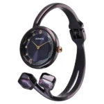 Sonata Aura Quartz Analog Purple Dial Purple Stainless Steel Strap Watch For Women - Image 2