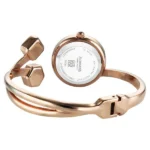 Sonata Aura Quartz Analog Purple Dial Rose Gold Stainless Steel Strap Watch For Women - Image 3