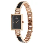 Sonata Aura Quartz Analog Black Dial Two Toned Stainless Steel Strap Watch For Women - Image 2
