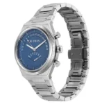 Titan Micromotors Analog with Retrograde Day and Date and Blue Dial Stainless Steel Strap Watch for Men - Image 3