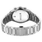 Titan Micromotors Analog with Retrograde Day and Date and Blue Dial Stainless Steel Strap Watch for Men - Image 4