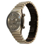 Titan Micromotors Analog with Date and Sun-Moon Sub-Dial and Khaki Dial Khaki Stainless Steel Strap Watch for Men - Image 3