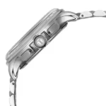 Titan Classique Half Cut Chronograph Analog with Black Dial Silver Stainless Strap Watch for Men - Image 3