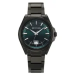 Titan Classique Big Date Analog with Green Dial Dark Gun Stainless Steel Strap Watch for Men - Image 2