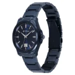 Titan Classique Big Date Analog with Blue Dial Blue Stainless Steel Strap Watch for Men - Image 2