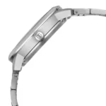 Titan See-Through Skeletal Automatic Analog with Black Dial Silver Stainless Steel Strap Watch for Men - Image 4