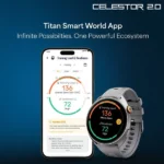 Titan Celestor 2.0 Smartwatch with 1.43" inch AMOLED Display, Dual band GPS, Titan Q, Training Load & Readiness - Image 2