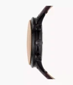 Townsman 44 mm Chronograph Brown Leather Watch - Image 2