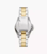 Fossil Blue Dive Three-Hand Date Two-Tone Stainless Steel Watch - Image 2