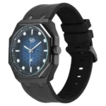 Vyb Rebel By Fastrack Quartz Analog Multicoloured Dial Black Silicone Strap Watch For Guys - Image 3