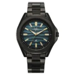 Vyb Drift By Fastrack Quartz Analog Blue Dial Black Stainless Steel Strap Watch For Guys - Image 2