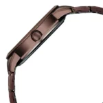 Vyb Horizon By Fastrack Quartz Analog Black Dial Brown Stainless Steel Strap Watch For Guys - Image 3