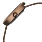 Vyb Prodigy By Fastrack Quartz Analog Brown Dial Brown Stainless Steel Strap Watch For Girls - Image 3