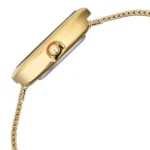 Vyb Prodigy By Fastrack Quartz Analog Green Dial Golden Stainless Steel Strap Watch For Girls - Image 5