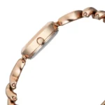 Vyb Siren By Fastrack Quartz Analog Pink Dial Rose Gold Stainless Steel Strap Watch For Girls - Image 3