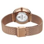 Vyb Lumina By Fastrack Quartz Analog Silver Dial Rose Gold Stainless Steel Strap Watch For Girls - Image 4