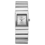 Vyb Successor By Fastrack Quartz Analog Silver Dial Silver Metal Strap Watch For Girls