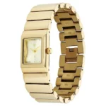Vyb Successor By Fastrack Quartz Analog Champagne Dial Golden Metal Strap Watch For Girls - Image 3