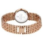 Vyb Iconique By Fastrack Quartz Analog Pink Dial Rose Gold Metal Strap Watch For Girls - Image 4