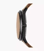 Townsman 48 mm Automatic Brown Leather Watch - Image 2