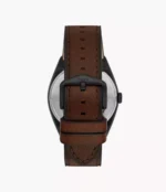 Everett Automatic Dark Brown LiteHide™ Leather Watch - Image 2