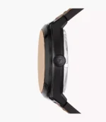 Everett Automatic Dark Brown LiteHide™ Leather Watch - Image 3