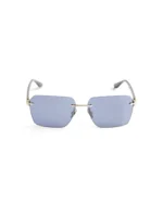 OPIUM Arkansas UV Protection Square Men Sunglasses - Image 2