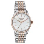 Sonata Poze Quartz Analog White Dial Two Toned Colour Stainless Steel Strap Watch For Men - Image 2