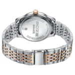 Sonata Poze Quartz Analog White Dial Two Toned Colour Stainless Steel Strap Watch For Men - Image 4