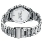 Poze By Sonata Quartz Analog Blue Dial Silver Metal Strap Watch For Men - Image 4