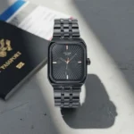 Poze By Sonata Quartz Analog Black Dial Black Metal Strap Watch For Men