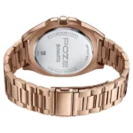 Poze By Sonata Quartz Analog Green Dial Rose Gold Metal Strap Watch For Men - Image 5
