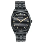 Poze By Sonata Quartz Analog Black Dial Black Metal Strap Watch For Men