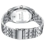 Poze By Sonata Quartz Analog Green Dial Silver Metal Strap Watch For Men - Image 4