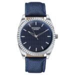 Poze By Sonata Quartz Analog Blue Dial Blue Nylon Strap Watch For Men - Image 2