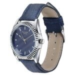 Poze By Sonata Quartz Analog Blue Dial Blue Nylon Strap Watch For Men - Image 3