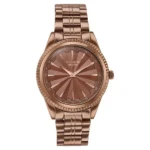 Poze By Sonata Quartz Analog Brown Dial Brown Metal Strap Watch For Men