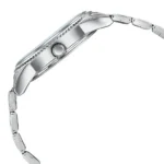 Poze By Sonata Quartz Analog Beige Dial Silver Metal Strap Watch For Men - Image 3