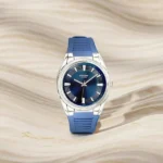 Poze By Sonata Quartz Analog Blue Dial Blue Silicone Strap Watch For Men