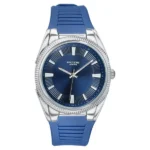 Poze By Sonata Quartz Analog Blue Dial Blue Silicone Strap Watch For Men - Image 2