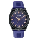 Poze By Sonata Quartz Analog Blue Dial Blue Silicone Strap Watch For Men