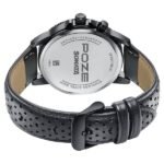 Poze By Sonata Quartz Analog Black Dial Black PU Leather Strap Watch For Men - Image 4