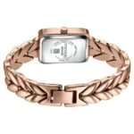 Poze By Sonata Quartz Analog Silver Dial Rose Gold Metal Strap Watch For Women - Image 4