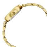 Poze By Sonata Quartz Analog Silver Dial Gold Metal Strap Watch For Women - Image 3